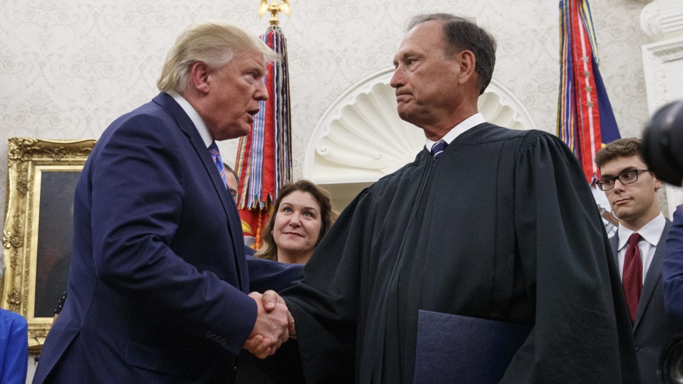 Alito Says He Tunes Out Trump's Praise and Attacks on Fellow Justices