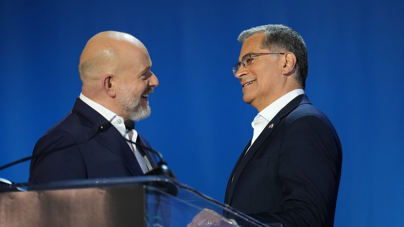 Becerra and Hilton clash over Trump, immigration, and AI in California governor debate