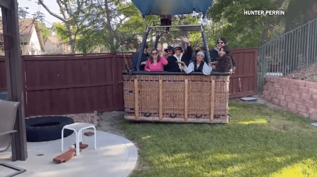 California Hot Air Balloon Makes Emergency Landing in Residential Backyard