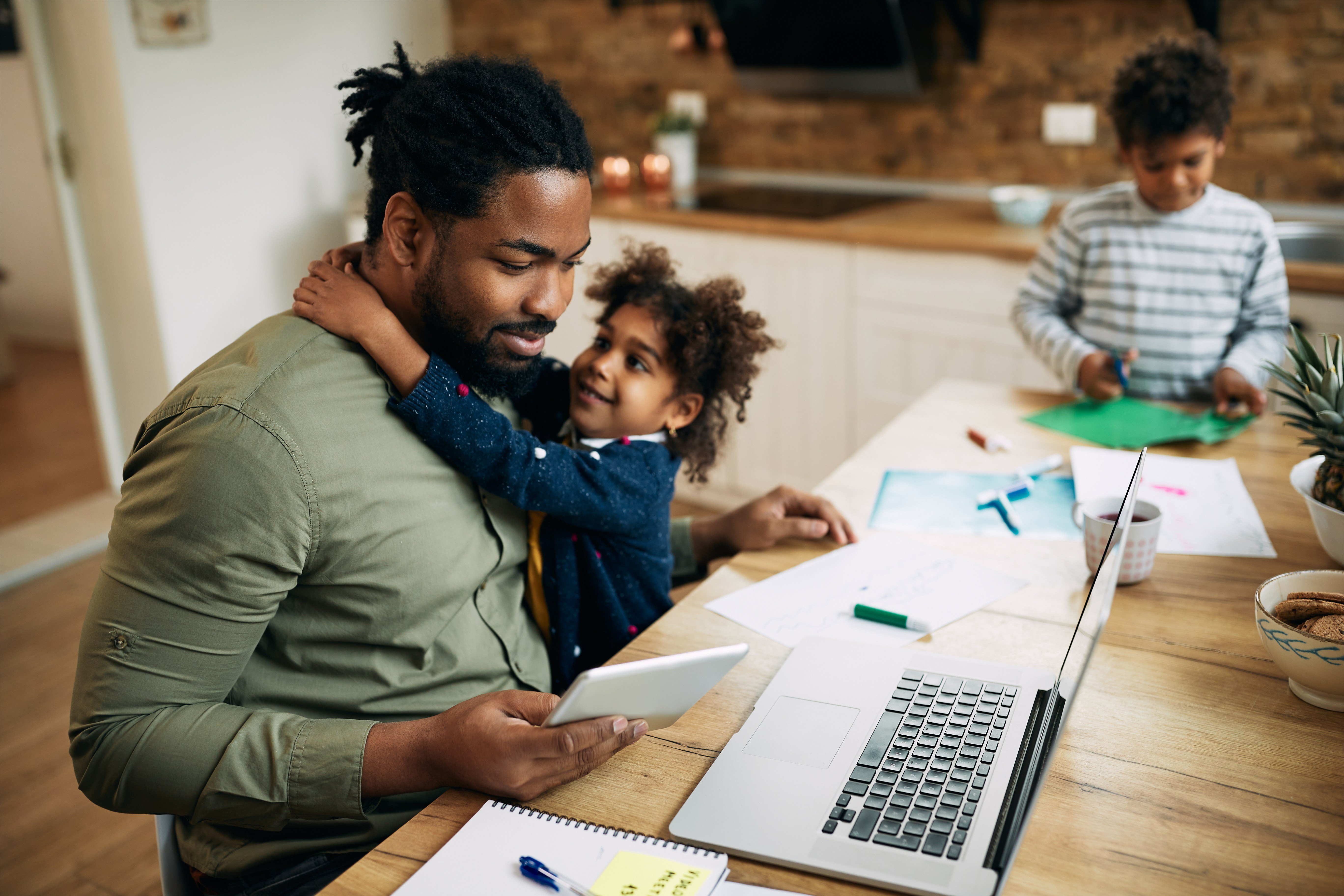 Fathers' remote work gap signals family strain as office mandates tighten
