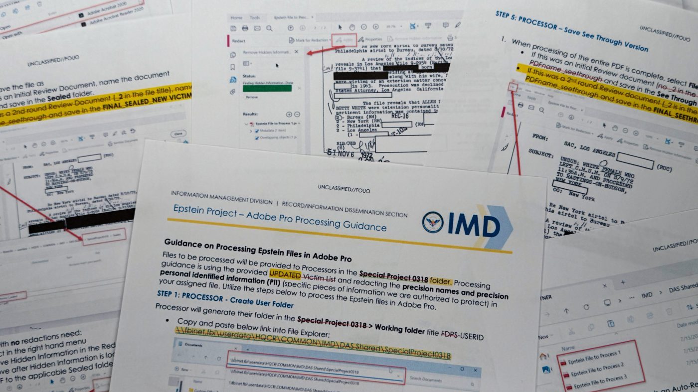 GAO Launches Second Federal Probe into DOJ's Epstein File Release