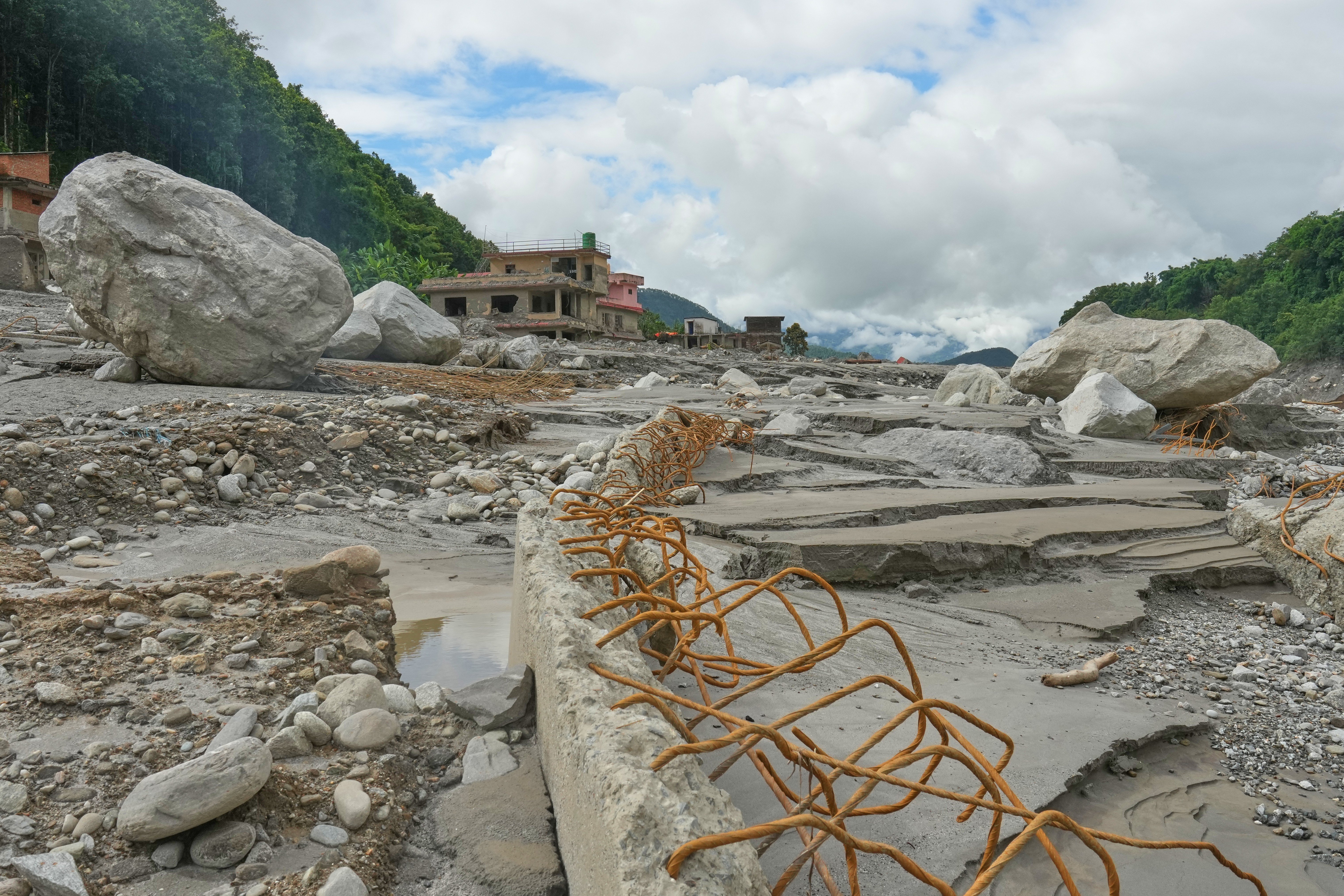 Himalayan Flood Exposes Peril of Taming Nature on Tibet-Nepal Border