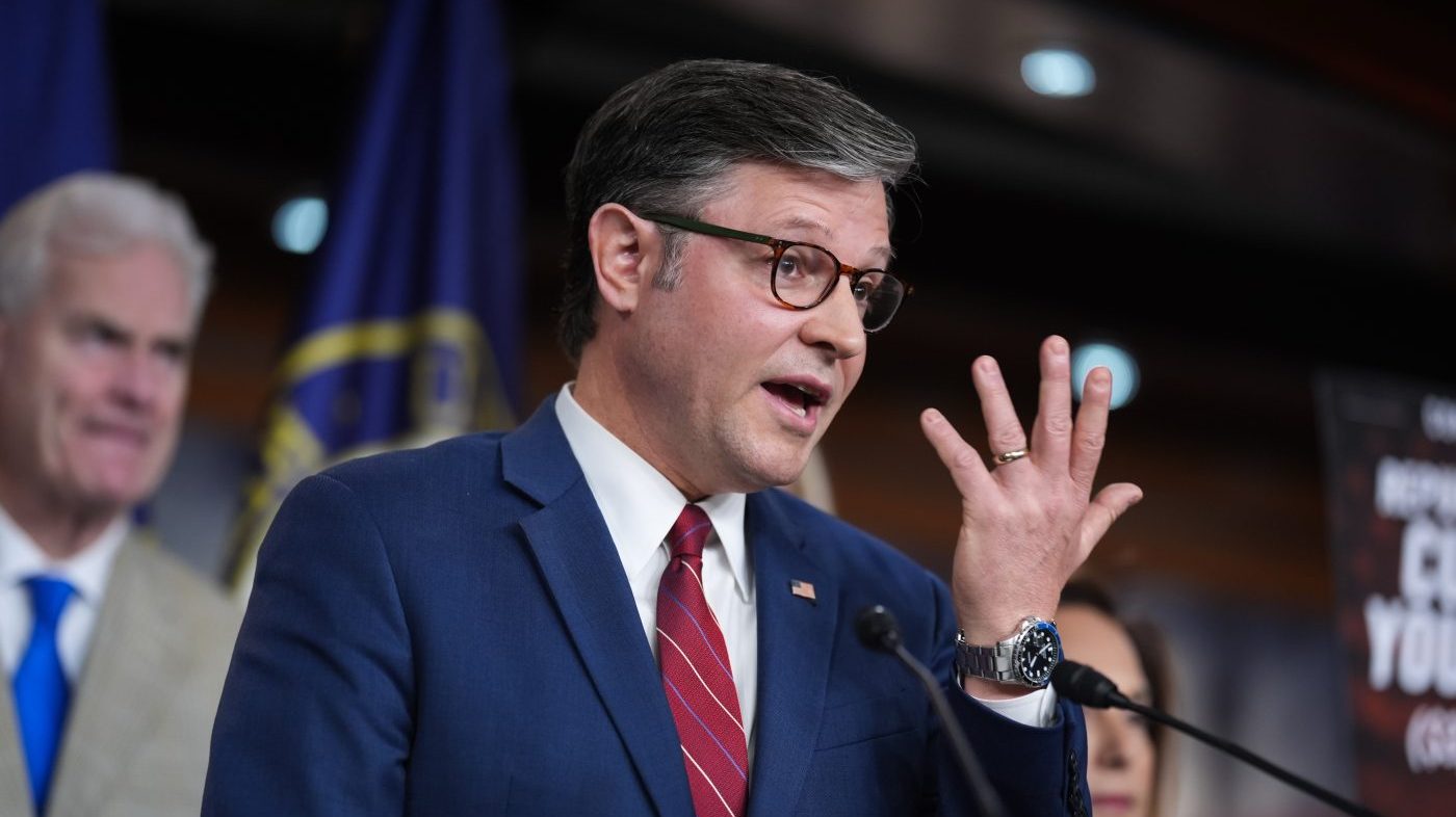 Johnson Heads to White House as Pulte Appointment Threatens FISA Reauthorization