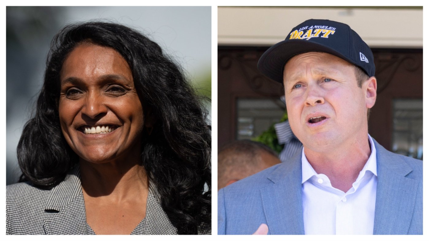 Late Democratic Ballots Propel Raman Past Pratt in LA Mayor Race, DDHQ Shows