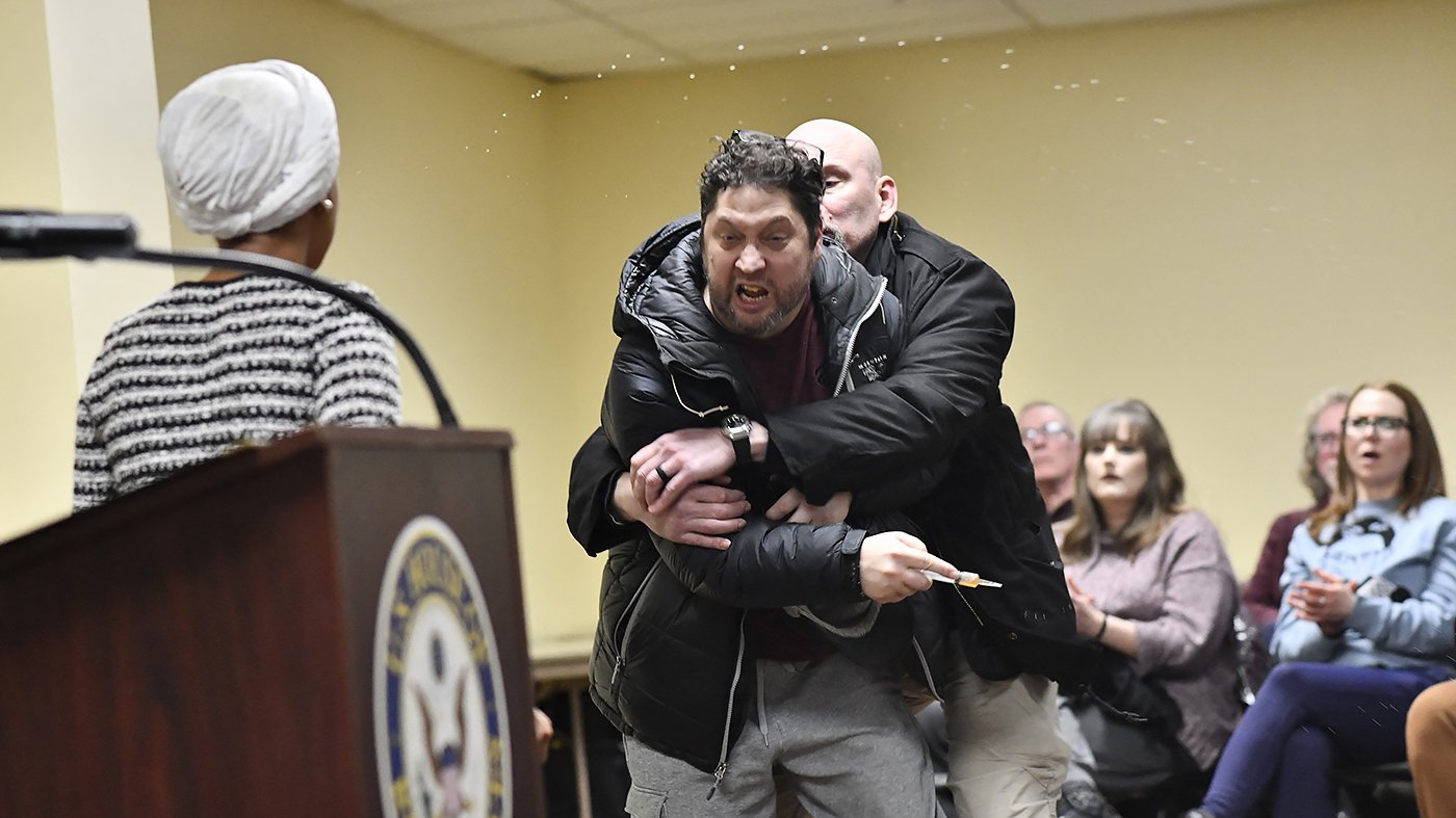 Man Pleads Guilty to Assaulting Rep. Ilhan Omar with Vinegar at Town Hall