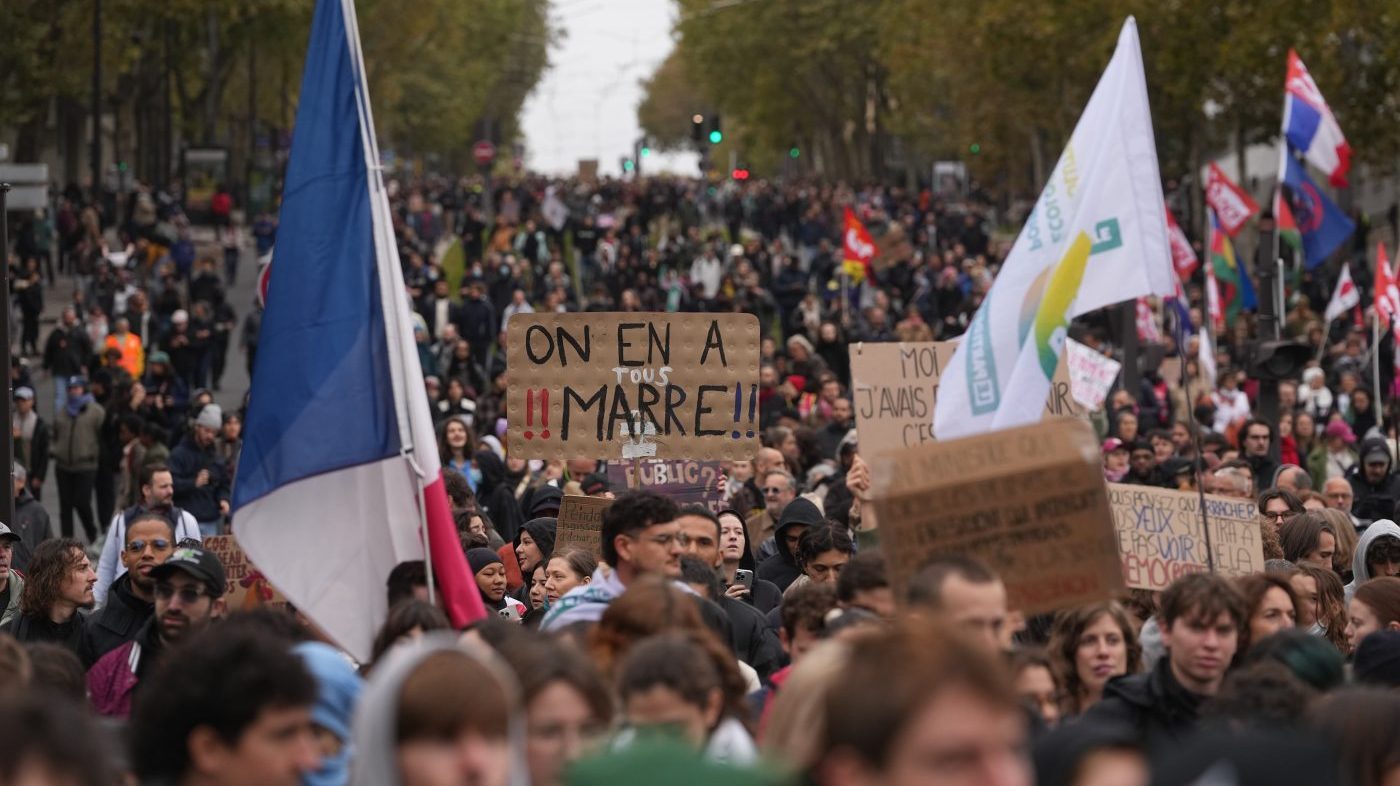NFL Shutters Paris Fan Zone as Protests Rage; Sunday Game Still On