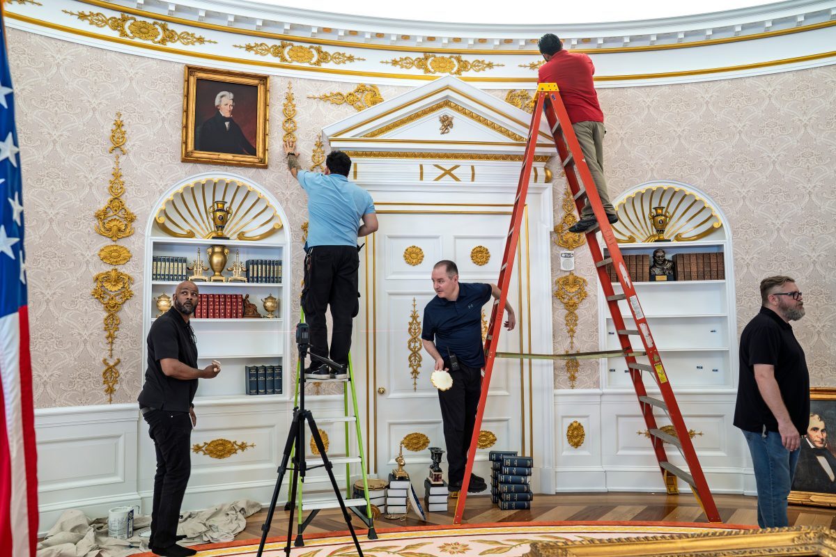 Replica Oval Office Gets Trump's Gilded Second-Term Overhaul