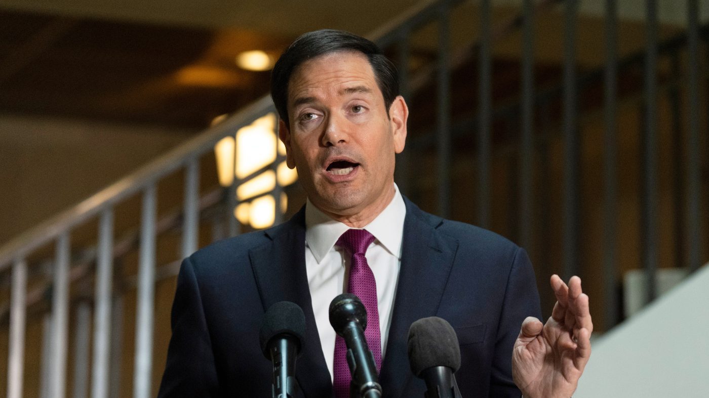 Rubio to Field Iran Questions in First Stand-In for Leavitt at White House Briefing