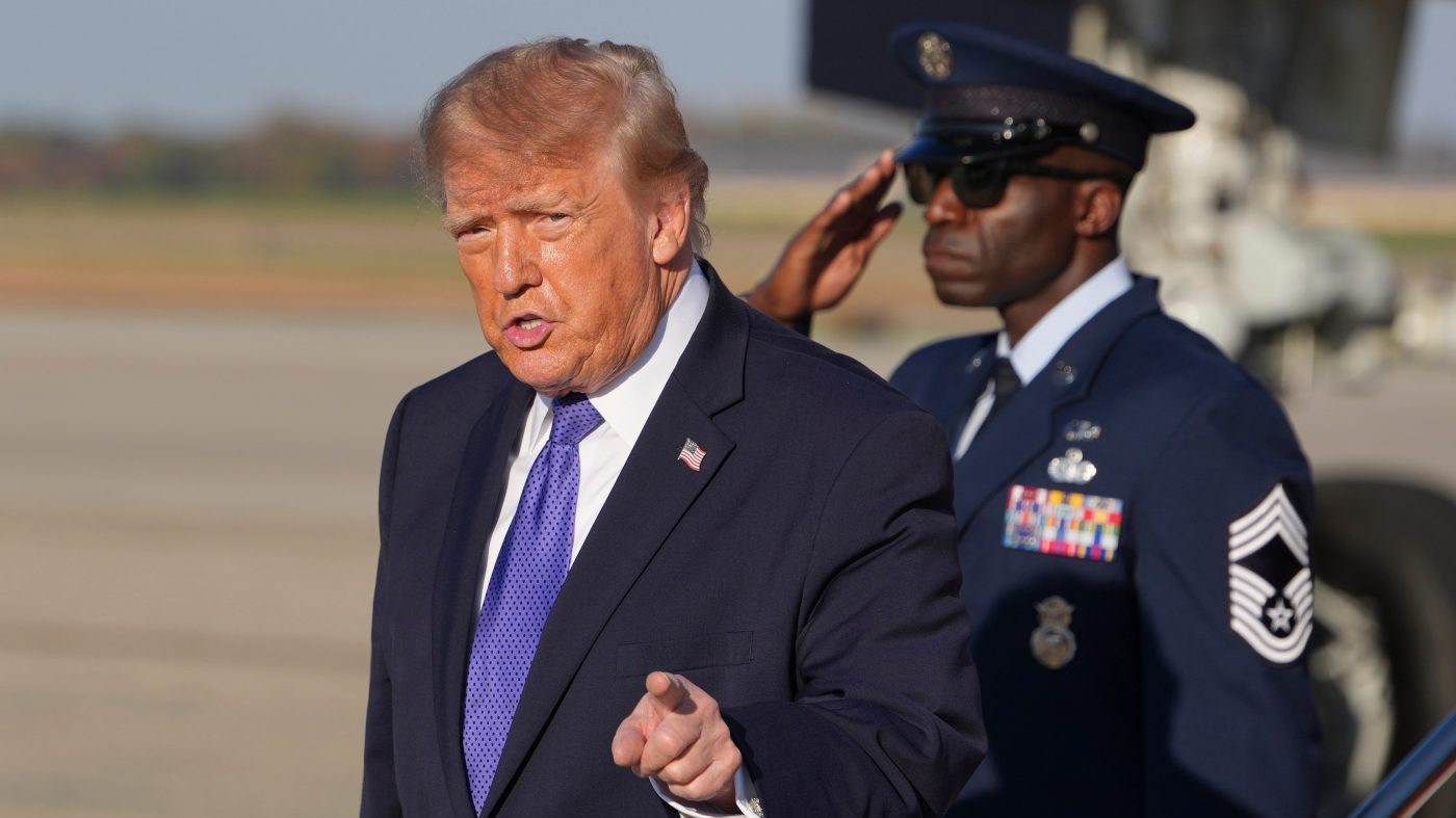 Trump berates Reuters reporter over health query after rally cancellation