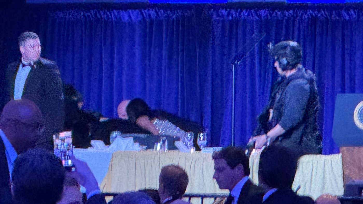 Trump Rushed from Correspondents Dinner After Gunfire; Shooter Dead