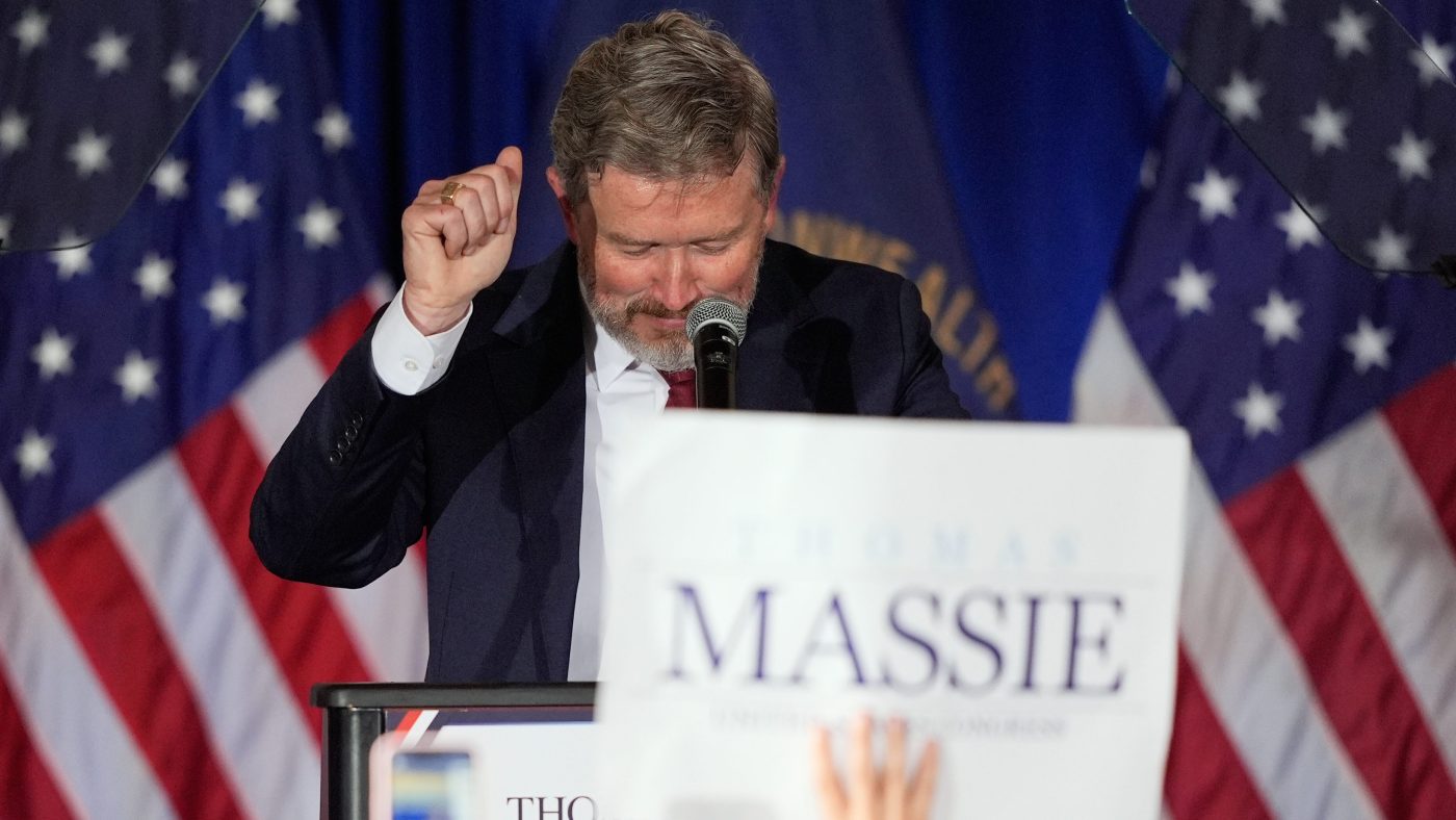 Trump's Primary Purge Claims Massie as GOP Rebels Fall in Line