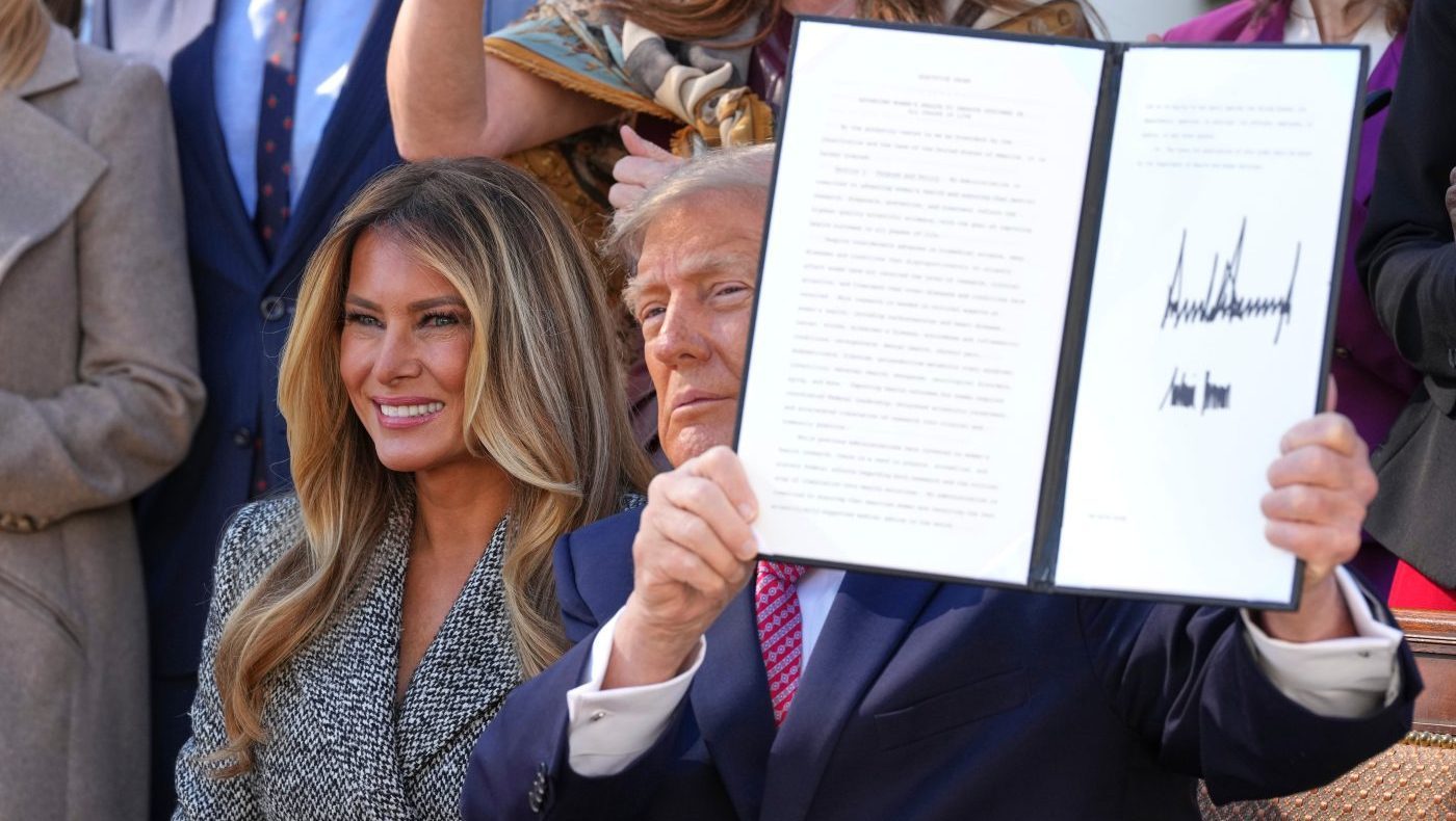 Trump signs order to boost women's health research at NIH