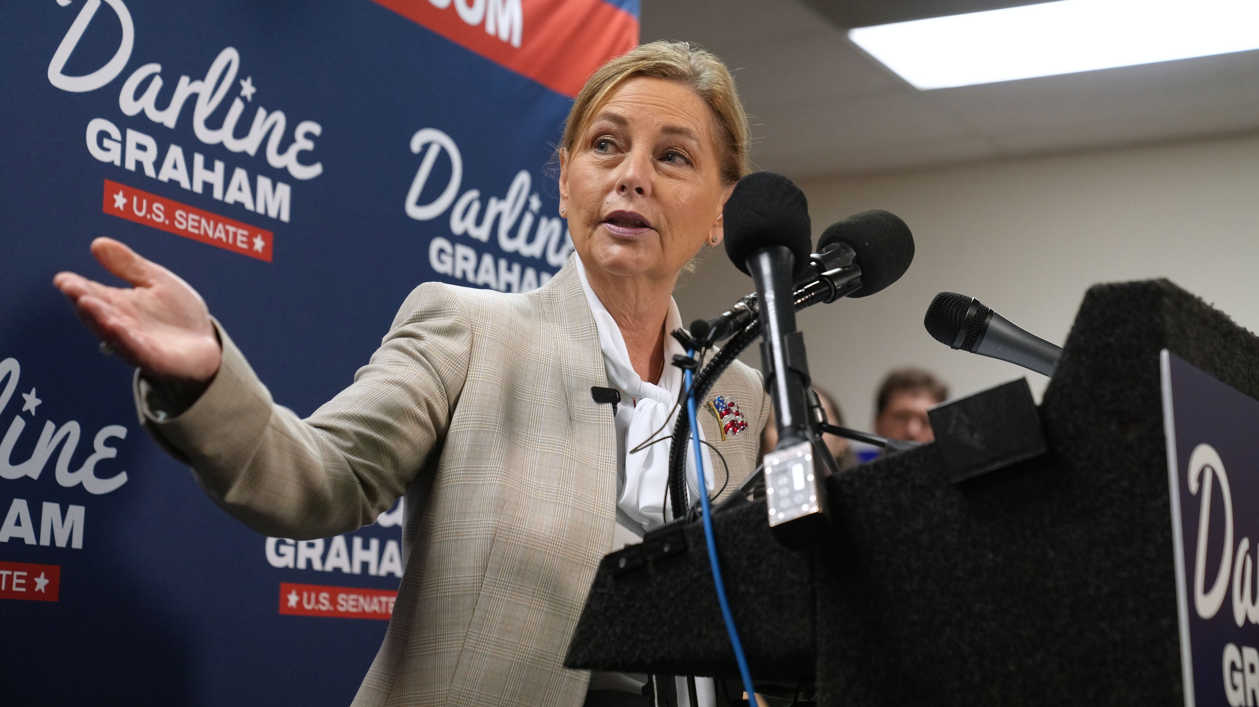 Trump stumps for Graham in SC as GOP braces for tough midterms