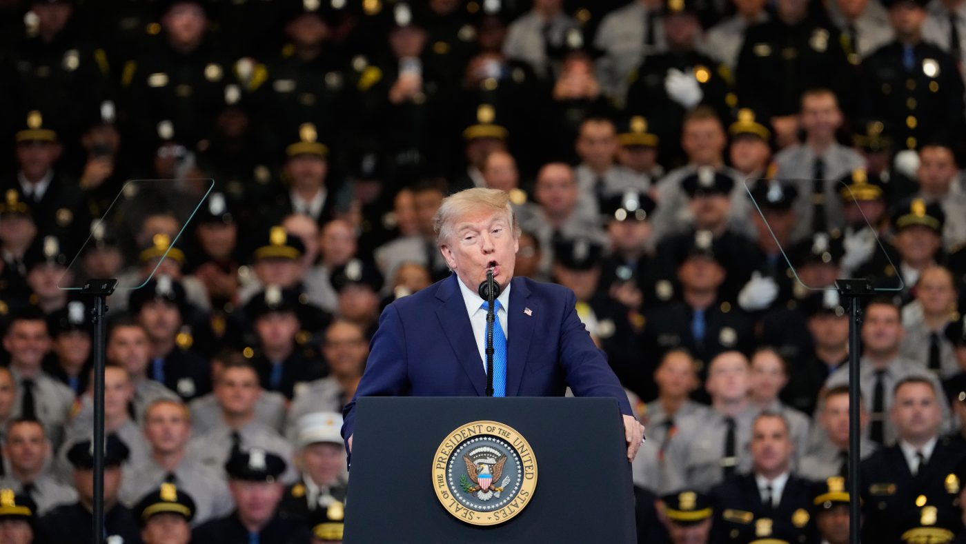 Trump Takes Anti-Crime Message to Long Island, Backs GOP Governor Hopeful