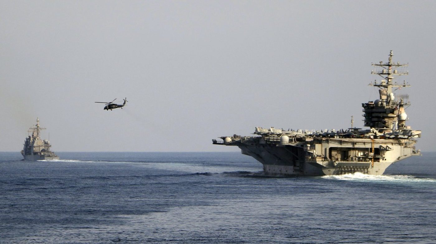 Two Navy pilots eject in carrier landing mishap off Virginia; four injured aboard Eisenhower