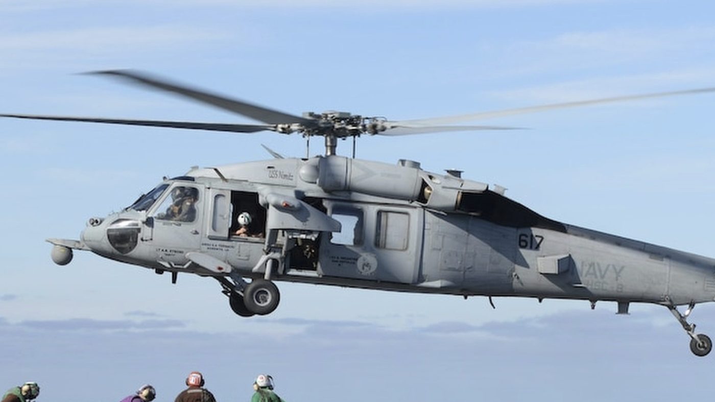 US Navy Helicopter Ditches in Arabian Sea; One Crew Member Missing