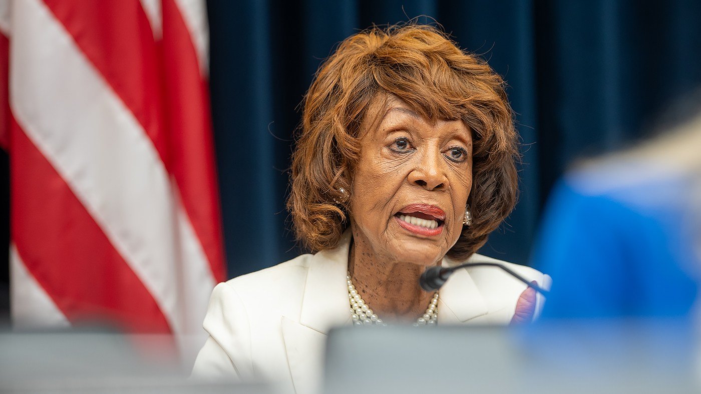Waters clashes with Bessent over Trump's AI approach