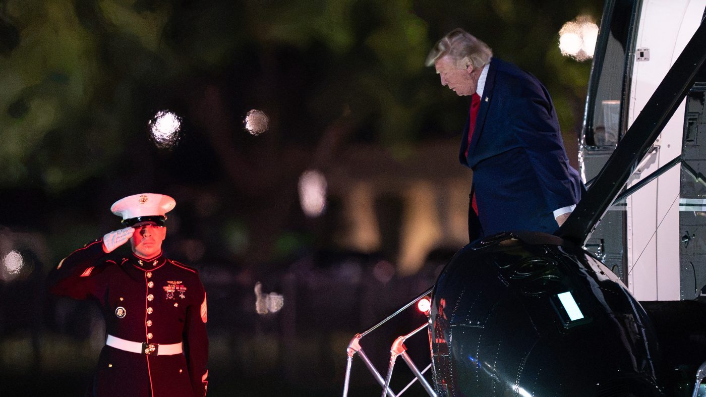 White House insists Trump safe after Marine One near-miss with jet